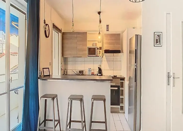 Apartment Le Palladium - - 10mn Palais - Climatise Cannes